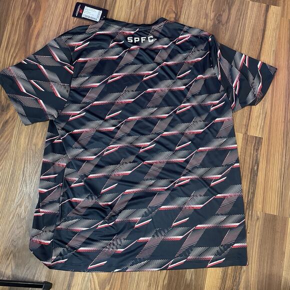 NWT Men’s XL New Balance São Paulo FC 2024 Pre-Match Black Jersey Football Club - Picture 3 of 9